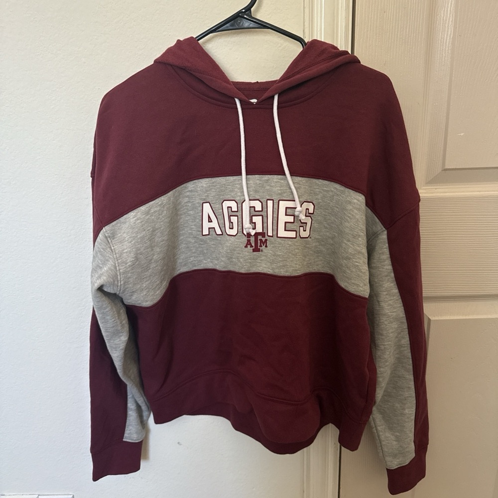 Aggies Maroon and Gray Women's Sweater